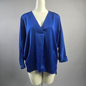 Ivy Jane Royal Blue Blouse R6